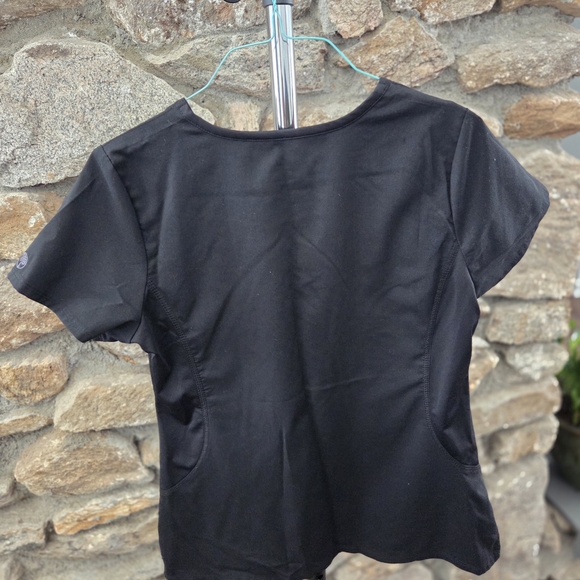 Purple Label Black Womens Scrub Top. - Picture 4 of 4